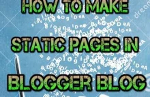 How to Make Static Pages in Blogger Blog « Latest Tricks and Tips