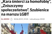 TVP Info alarmuje o nawołujących do przemocy transparentach LGBT. Kłamią.