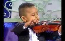 3-letni skrzypek