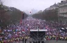 Wielka demonstracja antygejowska w Paryżu