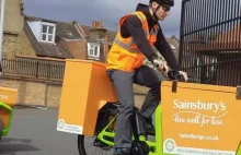 Londyn : Sainsbury testuje dostawy zamówień rowerami - Fakt - wydarzenia...
