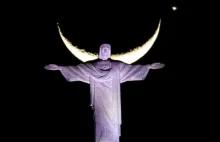 Chrystus z Rio spotkał Księżyc i Wenus