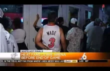Część kibiców Miami Heat opuściło mecz przed jego końcem