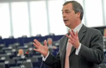 Nigel Farage, najsłynniejszy brytyjski eurosceptyk, oskarżony o......