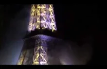 A w Paryżu wieża zapłoneła...