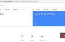 Google przeprasza za tłumaczenie 'mieszkam na zadupiu'. Czyli w Krakowie