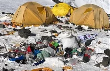 Wysypisko śmieci na Mount Everest