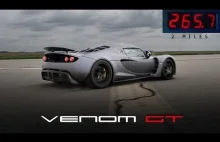 Hennessey Venom GT rozpędza się do 427,6 km/h