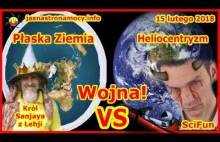 Płaska Ziemia vs Heliocentryzm Wojna Sanjaya vs SciFun