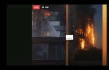 LIVE Wielki pożar w Londynie