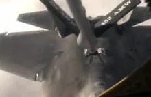 Tankowanie F-22 Raptor w powietrzu.