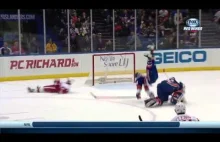 Gol w stylu "Like a boss" w meczu NHL. Bramka + salto Darrena Helma