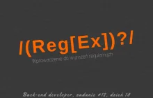 Wprowadzenie do wyrażeń regularnych RegEx - Cztery Tygodnie