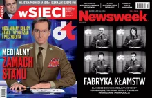 „Newsweek” powtórzył schemat okładki „W Sieci”