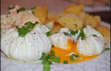 Jajka gotowane - sakiewki