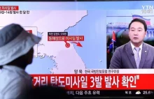 Korea Północna wystrzeliła pocisk, który przeleciał nad Japonią
