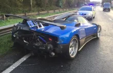 Jedyna Pagani Zonda PS za około 7 milionów złotych rozbita w Anglii