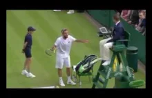Tenisista oszalał po kontrowersyjnej decyzji sędziego głównego na Wimbledonie