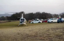 Helikopter podchodzi do lądowania