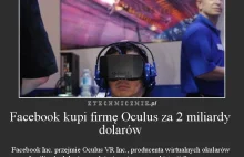 Facebook kupi firmę Oculus za 2 miliardy dolarów