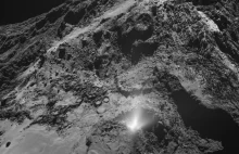 Rosetta wpadła w fontannę pyłu na komecie 67P