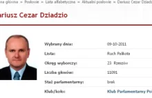 Przybyłem, zobaczyłem, narozrabiałem - poseł PSL Dariusz Dziadzio...