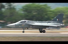 Debiut indyjskiego myśliwca Tejas w Langkawi 2019