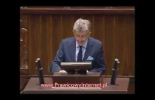 Mocne wystąpienie Stanisława Piotrowicza (PiS) o odbiciu Trybunału...