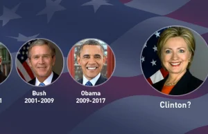 Bush i Clinton zetrą się w wyborach prezydenckich? Jak dwie rodziny...