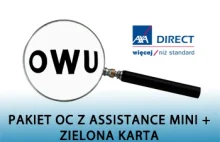 AXA OC z Assistance MINI – OWU pod lupą Ubezpieczenie pełne niewiadomych