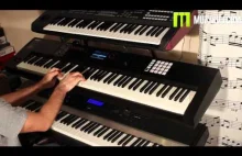 Porównanie/Compare Yamaha MOXF, Kurzweil Artis, Roland FA-08. PART 1