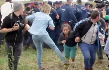 Dziennikarka z Węgier kopała uciekających migrantów. Została uniewinniona