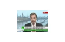 Russia Today: Nigel Farage o imigracji do UK napisy PL