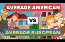 Przeciętny Amerykanin vs przeciętny Europejczyk