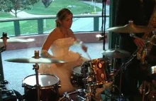 Suzanne Morissette Wedding Dress Drum Solo