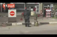 Egipski policjant ginie w momencie rozbrajania bomby [18+]
