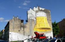 Nowy mural Blu. W Krakowie.