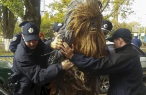 Chewbacca zatrzymany na Ukrainie. Nie miał dowodu osobistego