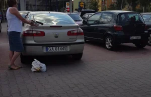 Zamknęła psa w aucie podczas upału i udaje, że nie wie o co chodzi!