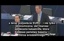 Nigel Farage - martwa ręka biurokracji - polskie napisy