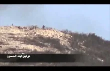 Rzadka rzecz - wideo ze zdobywania wzgórza przez SAA w Jabal Akrad. Syria