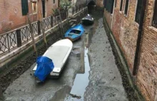 Słynne kanały Wenecji bez wody – zdjęcia warte zobaczenia