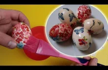 JAJKA WIELKANOCNE. Decoupage Easter EGGs - Tutorial