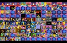 Obejrzyj 130 czołówki Simpsonów na raz :)