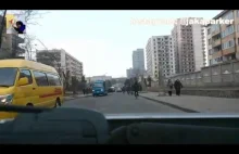 Przejazd samochodem przez stolicę Korei Północnej