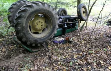 Dlaczego do traktora pracującego w lesie należy montować klatkę bezpieczeństwa.