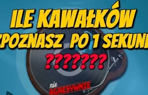 Ile kawałków poznasz po 1 sekundzie? - muzyczny quiz. Sprawdź swoje uszy.