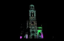 [HD] Niezwykła animacja kościoła podczas Festiwalu Światła w Łodzi