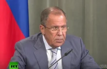 Wpadka szefa rosyjskiej dyplomacji? "K..., debile" na konferencji prasowej