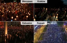 Protesty przeciwko zmianom w sądownictwie. Warszawa, Kraków, Katowice,...